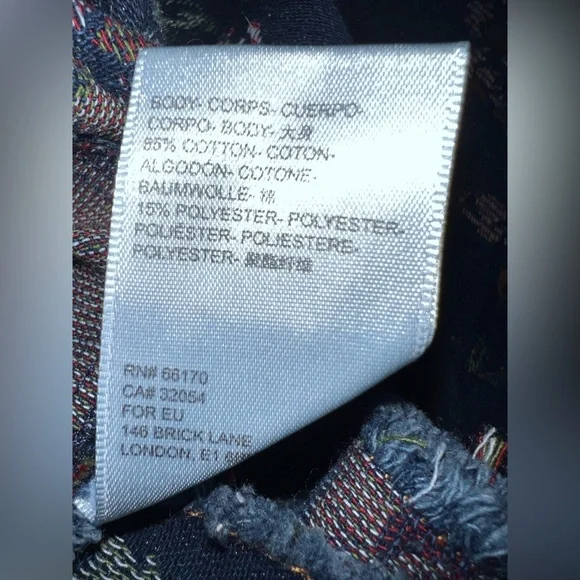 NWT Urban Outfitters Floral Denim Mini Skirt - Picture 6 of 7